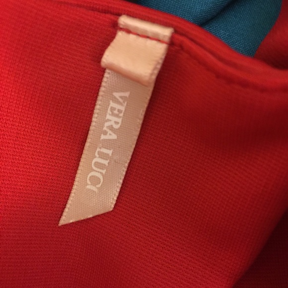 Red dress with ruffles - Picture 3 of 5